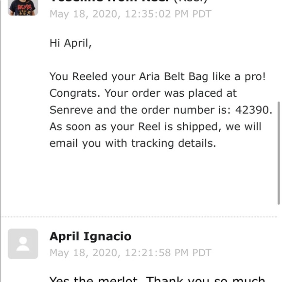 Senreve Aria Belt Bag - Merlot - Picture 6 of 6